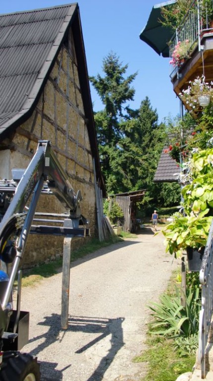 Das Fuchsloch, unser Hof vor dem Aufbau
