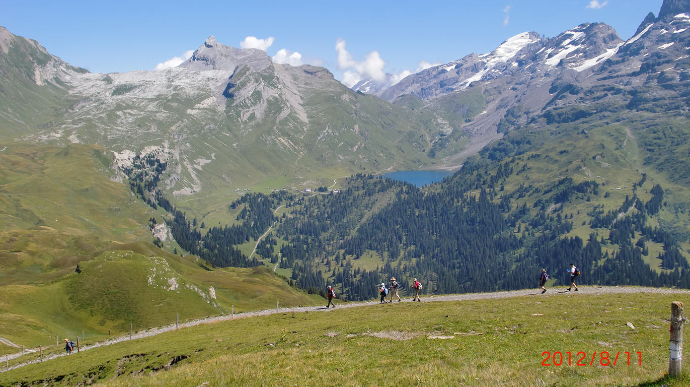 Kurz vor dem Ziel Engstlialp