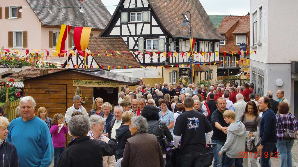 Das Fest ist im Gang