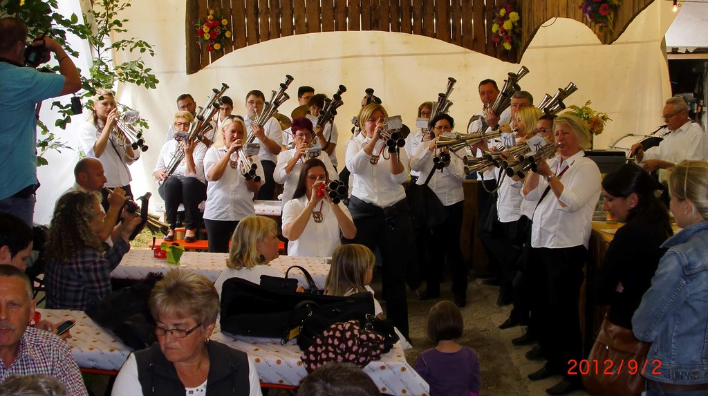 St. Georgener Schalmeien bei uns zu Gast
