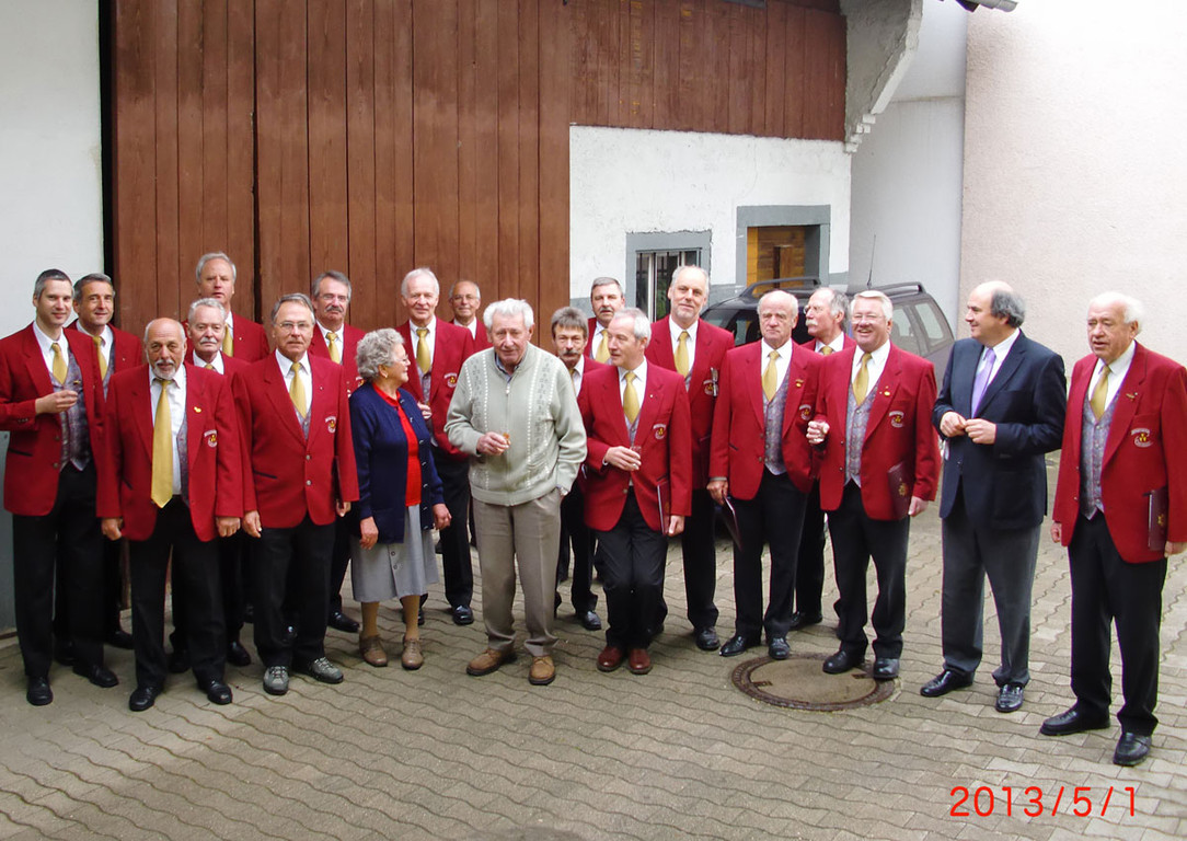 Gratulation bei Anna Scherle