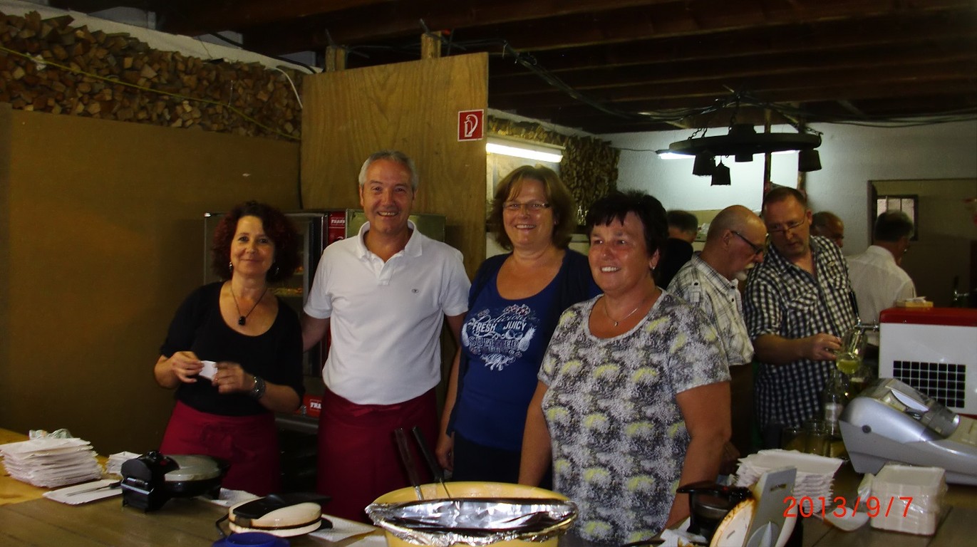 Zwiebelkuchen- und Waffelprofis