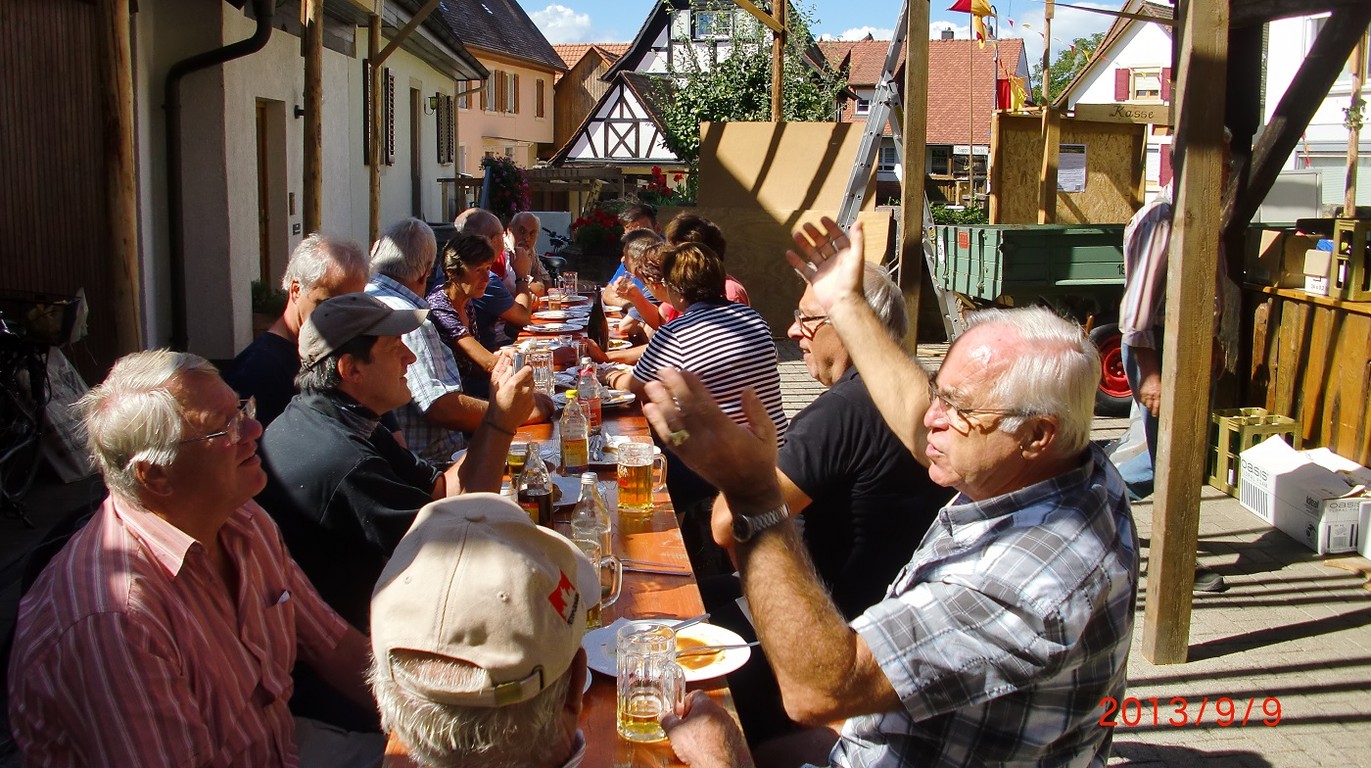 Das war's! Stärkung beim Abbau