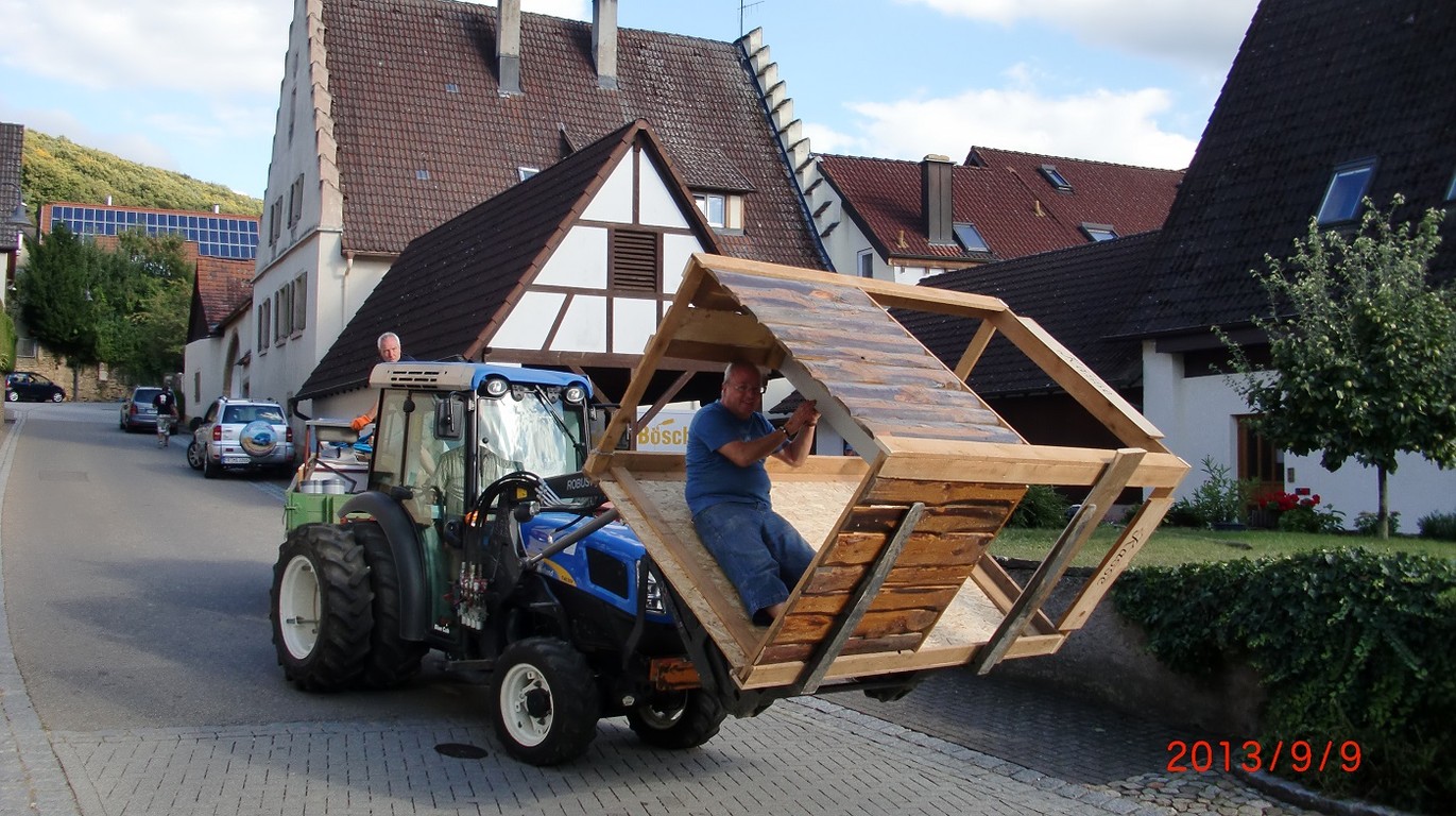 Nein, kein Bankraub! Die Kasse kommt ins Lager für 2014