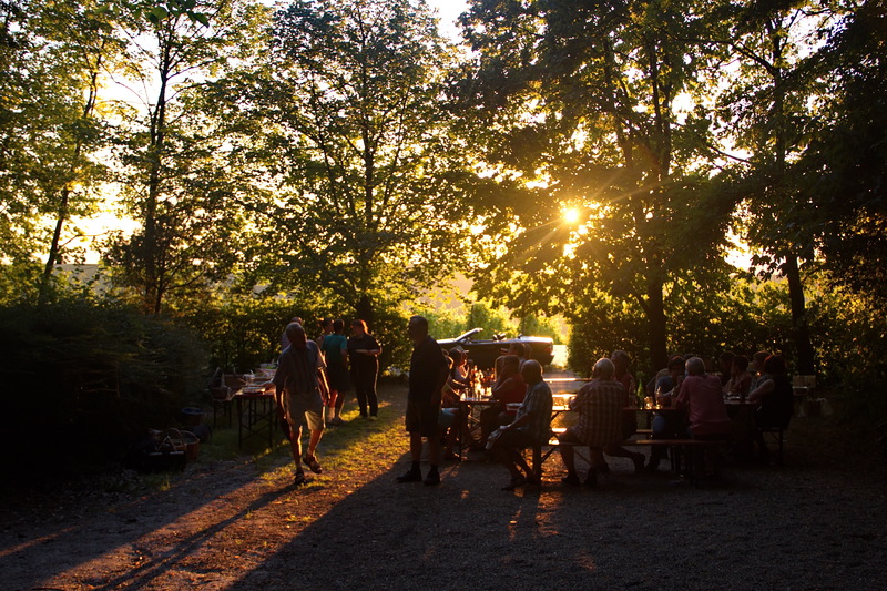 Toller Sonnenuntergang über Pfaffenweiler